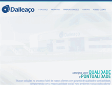 Tablet Screenshot of dalleaco.com.br